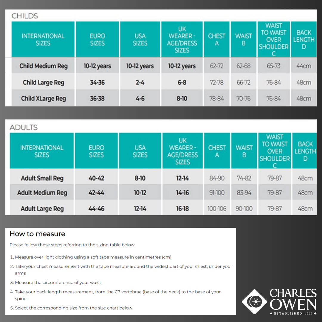 Kontor Size Chart 